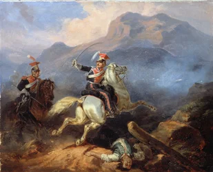 Kozietulski à la bataille de Somosierra en 1808, 1855